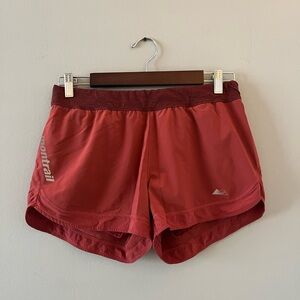 Women's Red Running Shorts